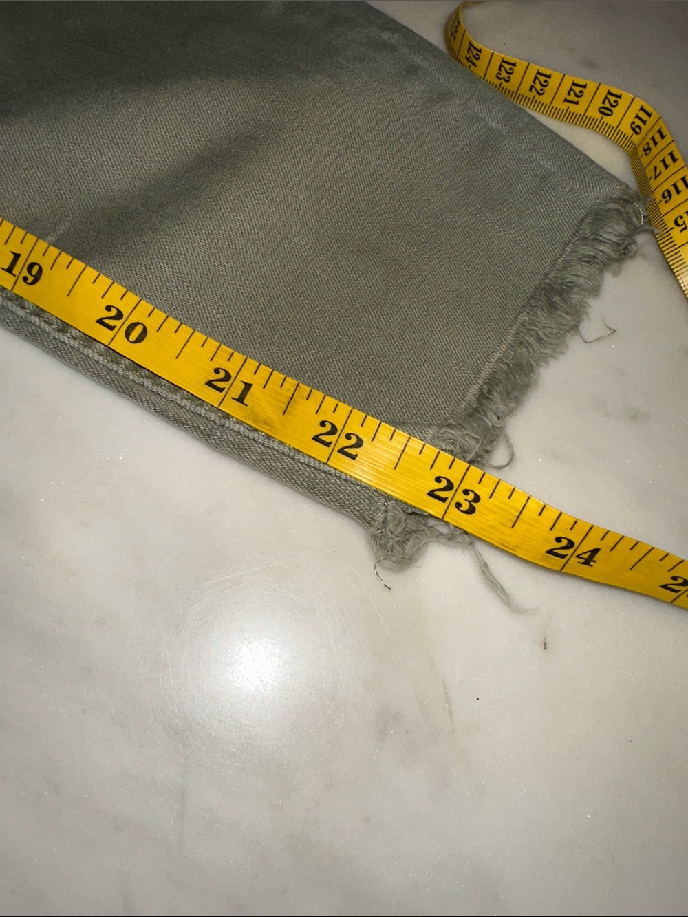 LOFT Olive Green High-Rise Cropped Jeans size 2 - Picture 9 of 10